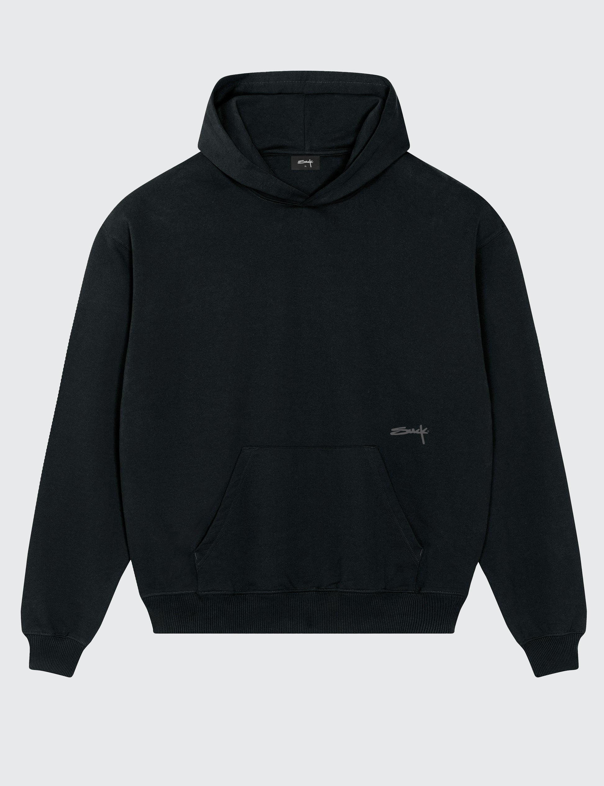 Be Yourself Heavy Boxy Hoodie (Black)