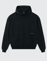 Be Yourself Heavy Boxy Hoodie (Black)