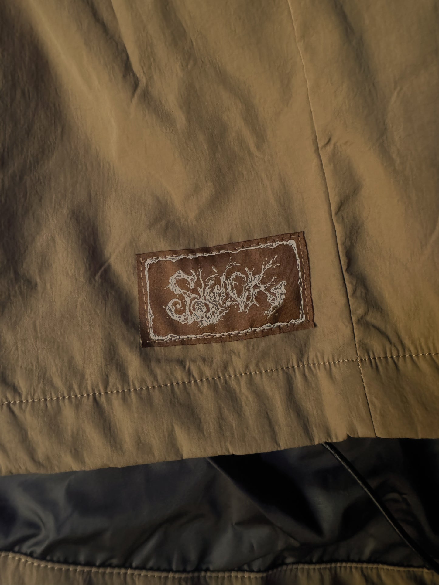 Spore Loose Nylon Hooded Jacket