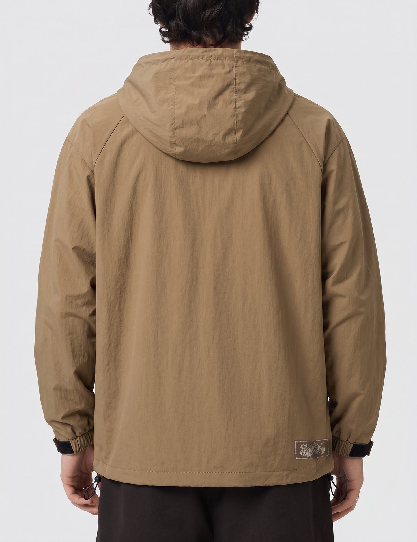 Spore Loose Nylon Hooded Jacket