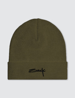 suck logo beanie british khaki